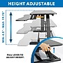 Mount-It! 37" W Manual Adjustable Standing Desk Converter, Black (MI-8050)~#|#~AFB8A154-74FA-4638-98D3932F47272984_sc7