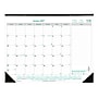 2027 Brownline EcoLogix 22" x 17" Monthly Desk Pad Calendar, White/Green (C177437-27)~#|#~AFBC9C2B-CAD9-447E-8547B1B4E2E5C83D_sc7