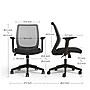 Staples Essentials Ergonomic Fabric Swivel Task Chair, Black (UN56947)~#|#~AFD21348-1051-4BB9-BB344F972E3A99F5_sc7
