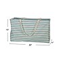 Household Essentials Rectangular Krush Container Canvas Utility Tote with Handles, Teal/White (HH2242)~#|#~AFDF8DAD-E3F2-4ADF-94E34474ACE5A250_sc7