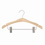 Nahanco 17" Wood Signature Suit Hanger, Low Gloss Natural, 100/Pack (30017RC)~#|#~AFF05AC0-5FBA-4C97-BE18439EFA87BCEE_sc7
