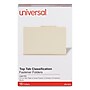 Universal Classification Folders, 2/5-Cut Tab, 2" Expansion, Legal Size, 2 Dividers, Manila, 15/Box (UNV10310)~#|#~AFF4F8DD-D9F8-4A0D-AE9FE57E23397144_sc7