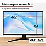 Staples Privacy Filter – 23.8‑Inch Widescreen Monitor Screen Protector, Black~#|#~B00F5627-091B-4F3B-9B8DC9FFC908D10A_sc7