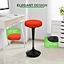 Uncaged Ergonomics Wobble Fabric Backless Stool, Red (WSR)~#|#~B0296216-50AC-4FE9-8E4522FB3E9426BB_sc7