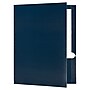 JAM Paper Laminated Two Glossy 2 Pocket Cardstock Presentation Folder, Navy Blue, 50/Box (5042523C)~#|#~B0337A09-2131-4677-A6A833CEA3DC09BD_sc7