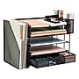 Mind Reader 3-Tier Metal Desk Organizer, Black (MAG5C-BLK)~#|#~B04BBF13-78B0-4788-9853B951BB2DA00E_sc7