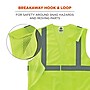 Ergodyne GloWear 8215BA High Visibility Sleeveless Safety Vest, ANSI Class R2, Lime, S/M (21073)~#|#~B050A957-C387-4950-82502864BB217CA7_sc7