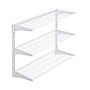 Triton Products Storability Wall Mount Shelving Unit with 3 Steel Wire Shelves (1795-WHT)~#|#~B0554E83-C483-4F0C-9960A029509B6F24_sc7