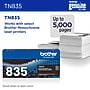 Brother TN835 Super High Yield Black Toner Cartridge, Print up to 5,000 Pages~#|#~B06A6D41-B8A7-468D-99E415F773B1F6B7_sc7