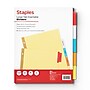 Staples Large Tab Insertable Paper Dividers, Assorted Colors, 5-Tabs (13485/11109)~#|#~B08816EF-418F-448F-ABABBFB274D30B6F_sc7