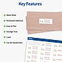 Avery Easy Peel Laser Address Labels, 1" x 2 5/8", Matte White, 750 Labels/Pack (5260)~#|#~B096594E-9E1B-407F-BA8B7D6755D0DAF9_sc7