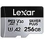 Lexar Professional Silver Plus 256MB microSDXC Memory Card with Adapter, Class 10, UHS-I, V30 (LMSSIPL256G-BNANU)~#|#~B0A9FFA9-95D1-4347-850DDA466B587C4C_sc7