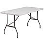 Flash Furniture Kathryn Folding Table, 60" x 30", Granite White (RB3060)~#|#~B0C26FD9-E227-4244-85218A8ED705199C_sc7