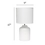 Simple Designs Touch of Chevron 17.25" LED Table Lamp, White (LT2122-WHT)~#|#~B0C865D0-FBA9-4942-B1EFB31278694430_sc7