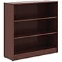 Lorell 36" 3-Shelf Bookcase with Adjustable Shelves, Mahogany Laminate (LLR99781)~#|#~B0DEE8C3-33DC-4369-A787222C31C15783_sc7