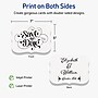 Avery Flourished Edge Invitation Cards , 5" x 7", Matte White, 100/Pack (19479399756)~#|#~B0E0CBD1-BB6B-4F2F-96AABC9AC55A00B7_sc7