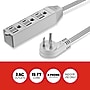 Staples TECH 15' Extension Cord, 3-Outlet, 16 AWG, Gray (ST22130-CC)~#|#~B0E56928-A021-4E20-90195E210A46F52C_sc7