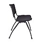 Regency Kobe 48" Flip Top Mobile Training Table- Maple & 2 'M' Stack Chairs- Black~#|#~B0F6ADAD-D434-4C2E-8CA0830E892212AA_sc7