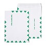 Staples First Class Self Seal #13 Envelope, 10" x 13", White with green diamond border, 100/Box (ST195032-CC)~#|#~B114CDC0-F53A-44C8-B7FBE317A7591DCF_sc7