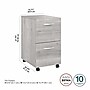 Bush Business Furniture Studio A 2-Drawer Mobile Vertical File Cabinet, Letter/Legal Size, Lockable, Platinum Gray(SDF116PGSU-Z)~#|#~B11A175A-241C-4C05-960266EDE2A24156_sc7