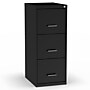 Staples 3-Drawer Vertical File Cabinet, Letter Size, Lockable, 34.9"H x 14.3"W x 18.9"D, Black (-ST62799)~#|#~B12F2073-468A-4DD2-B84C93CEFAC32195_sc7