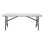 ICEBERG IndestrucTable 30" x 96" Plastic Folding Table, Platinum Granite (65233)~#|#~B144F64F-2201-43FC-8820BB63C6DF48C3_sc7
