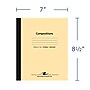 Roaring Spring Paper Products 1-Subject Composition Notebooks, 7" x 8.5", Wide Ruled, 48 Sheets, Brown (77308)~#|#~B14C12E6-5D7A-4BF0-8E190C65C4D08A44_sc7