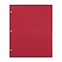 Staples 3-Hole Punched 2-Pocket Plastic Portfolio Folder, Red (ST52803-CC)~#|#~B155EF2F-E766-4C37-9714374E1F4913D6_sc7