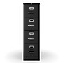 Staples 4-Drawer Vertical File Cabinet, Letter Size, Lockable, 51.97"H x 14.9"W x 26.5"D, Black (59603/25411)~#|#~B1562748-7D0E-4F85-BA3693262055C658_sc7