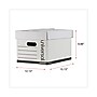Universal Extra-Strength Storage Box, Letter/Legal Size, White, Stacking Strength 1,500 lbs., 12/Ct~#|#~B1573EF8-EDC2-4866-9C7DFC4A7D9F0D9B_sc7