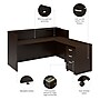 Bush Business Furniture Arrive 72"W L Shaped Reception Desk with Shelf and Mobile File Cabinet, Mocha Cherry (ARV007MR)~#|#~B16C4B8A-13C0-4771-A078D029D91BD655_sc7