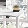 Bush Business Furniture Move 40 Series 60"W Electric Height Adjustable Standing Desk, White/Cool Gray Metallic (M4S6030WHSK)~#|#~B17E7C33-AC17-44FA-A390557A418F2384_sc7