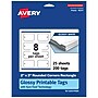 Avery 3" Blank Price & Merchandise Tags, White, 200/Pack (95317-GWT25)~#|#~B1C69466-40B5-4911-B0105FC75644D1C0_sc7