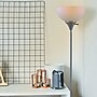 Newhouse Lighting Henry 71" Silver Floor Torch Lamp with Round Shade (NHFL-HE-SI)~#|#~B1D7390D-619B-4324-945D34D0C1BDF668_sc7