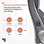Sharper Image S-600 Active Lumbar Heated Ergonomic Bonded Leather Swivel Executive Massage Chair, Gray (60098-GRY)~#|#~B1E00A9B-AB88-40DC-B99B786F3A6AE7DC_sc7