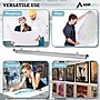 AdirOffice Hanging Clamp Document Holder, 24", Horizontal, Silver Aluminum, 12/Pack (ADI6026--2)~#|#~B1E2EB0B-211B-41C3-A86CD7ED34F6248E_sc7