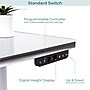VersaDesk PowerLift Split-Level 60"W Electric Rectangular Adjustable Standing Desk, Maple/White (PL2SD6030-WM)~#|#~B1EB9AB2-94C6-45B9-8256F9FA6F9810BE_sc7