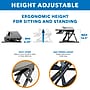 Mount-It! Mount-It! 36"W Rectangular Adjustable Standing Desk Converter, Black (MI-7926)~#|#~B2046C1A-E8A8-4BE9-BC273E9108A4D91A_sc7