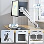 FlexiSpot MA1 Adjustable Dual Arms, Up to 32" Monitors, White (MA1W-D-DP)~#|#~B20A86CE-56C0-437A-A261DE17616B4DCF_sc7