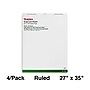 Staples Easel Pads, 27" x 35", White, 50 Sheets/Pad, 4 Pads/Carton (ST17641)~#|#~B21465BD-882E-4D7E-80DE7EF3A0E4853A_sc7