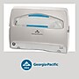 Georgia-Pacific Safe-T-Gard Toilet Seat Cover Dispenser, Half-fold, White, 10/Carton (57710)~#|#~B21881F0-E001-40F9-8DF2F3156239A783_sc7