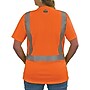 Ergodyne GloWear 8274 High Visibility Short Sleeve Women’s T-Shirt, ANSI Type R Class 2, Orange, X-Small (22081)~#|#~B222CB90-2036-4420-9664BC72B46F23B7_sc7