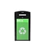 Alpine Industries GS Series Steel Recycling Bin, 40 Gallon, Green (ALP471-40-GS-S)~#|#~B23660FD-3593-400E-8FEE35F26D508254_sc7