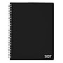 2027 Staples 8" x 11" Weekly & Monthly Appointment Book, Plastic Cover, Black (ST21488-27)~#|#~B24FFD74-9747-4157-A6DBDCFD8B640273_sc7