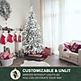 Fraser Hill Farm 7.5' Flocked Mountain Pine Artificial Christmas Tree (FFMP075-0SN)~#|#~B253E94E-E7B4-4195-893C4A5DF73D4EE4_sc7