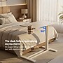 FlexiSpot H7 Overbed Table Mobile Laptop Cart, 27.6" x 15.8", White (H7W-2816)~#|#~B25E816E-48ED-44F3-82E2F79B0ABC58CA_sc7