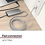 Staples TECH 50' Cat-6 Ethernet Cable, Male to Male, Gray (ST62447)~#|#~B2772FE6-626D-428F-BC41AEDBD3DB13E7_sc7