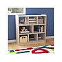 Flash Furniture Bright Beginnings 8-Section Modular Storage Unit, 31.5"H x 31.5"W x 11.75"D, Brown (MK-ME10513-GG)~#|#~B277DCBB-C707-4028-A9002FA1AD2FE9D0_sc7