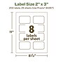 Avery EcoFriendly Laser/Inkjet Multipurpose Labels, 2" x 3", White, 200/Pack (94267)~#|#~B27C2205-58FE-4BB8-942A45519B62AC0D_sc7