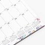 2027 Blueline Colorful Passion Floral 12" x 17" Monthly Wall Calendar, White/Purple (C173126)~#|#~B2BA7D34-2C23-481C-A62EC249A0A891CA_sc7